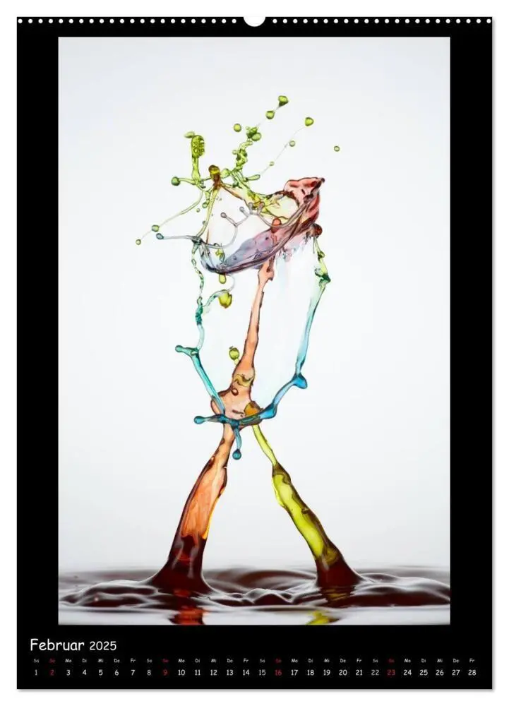 Bild: 9783457082416 | Außergewöhnliche Kunst - Wasser Tropfenfotografie (Wandkalender...
