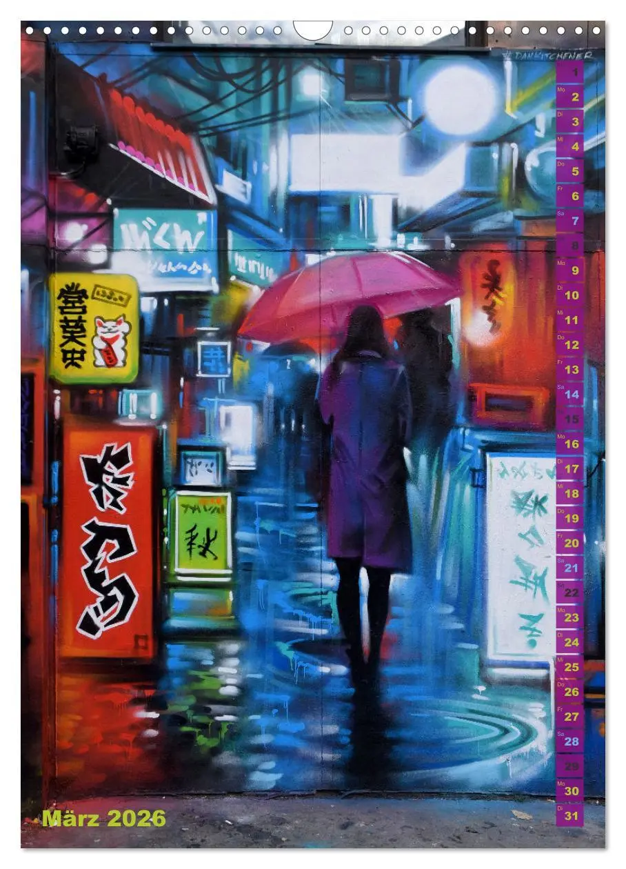 Bild: 9783516242416 | London - Hotspot der Street Art (Wandkalender 2026 DIN A3 hoch),...
