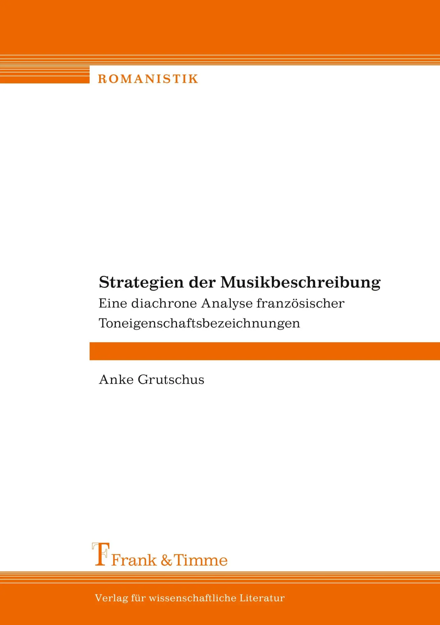 Cover: 9783865962416 | Strategien der Musikbeschreibung | Anke Grutschus | Taschenbuch | 2009