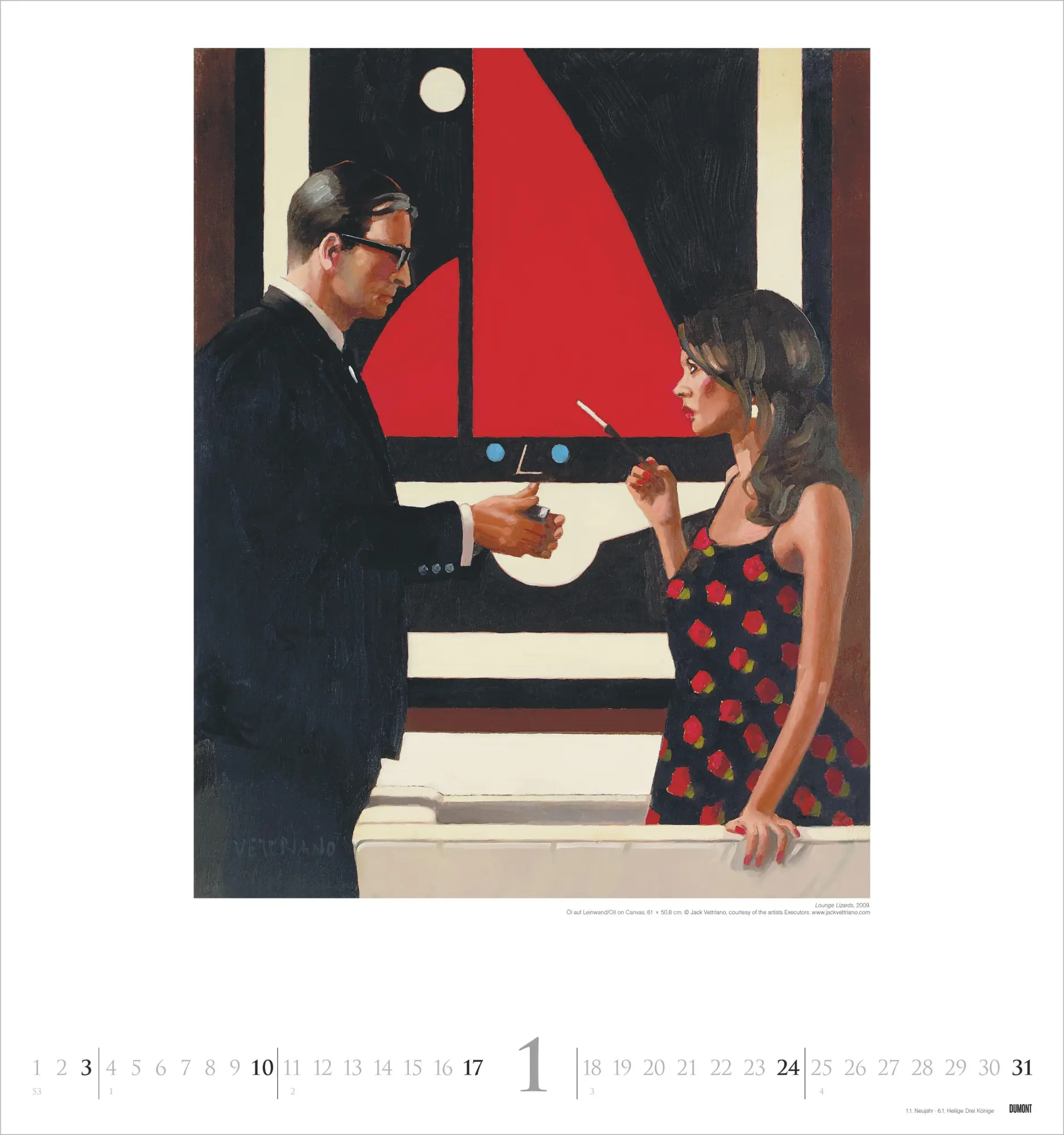 Bild: 4069095012516 | Jack Vettriano 2027 | Neumann Verlage GmbH &amp; Co KG | Kalender | 14 S.
