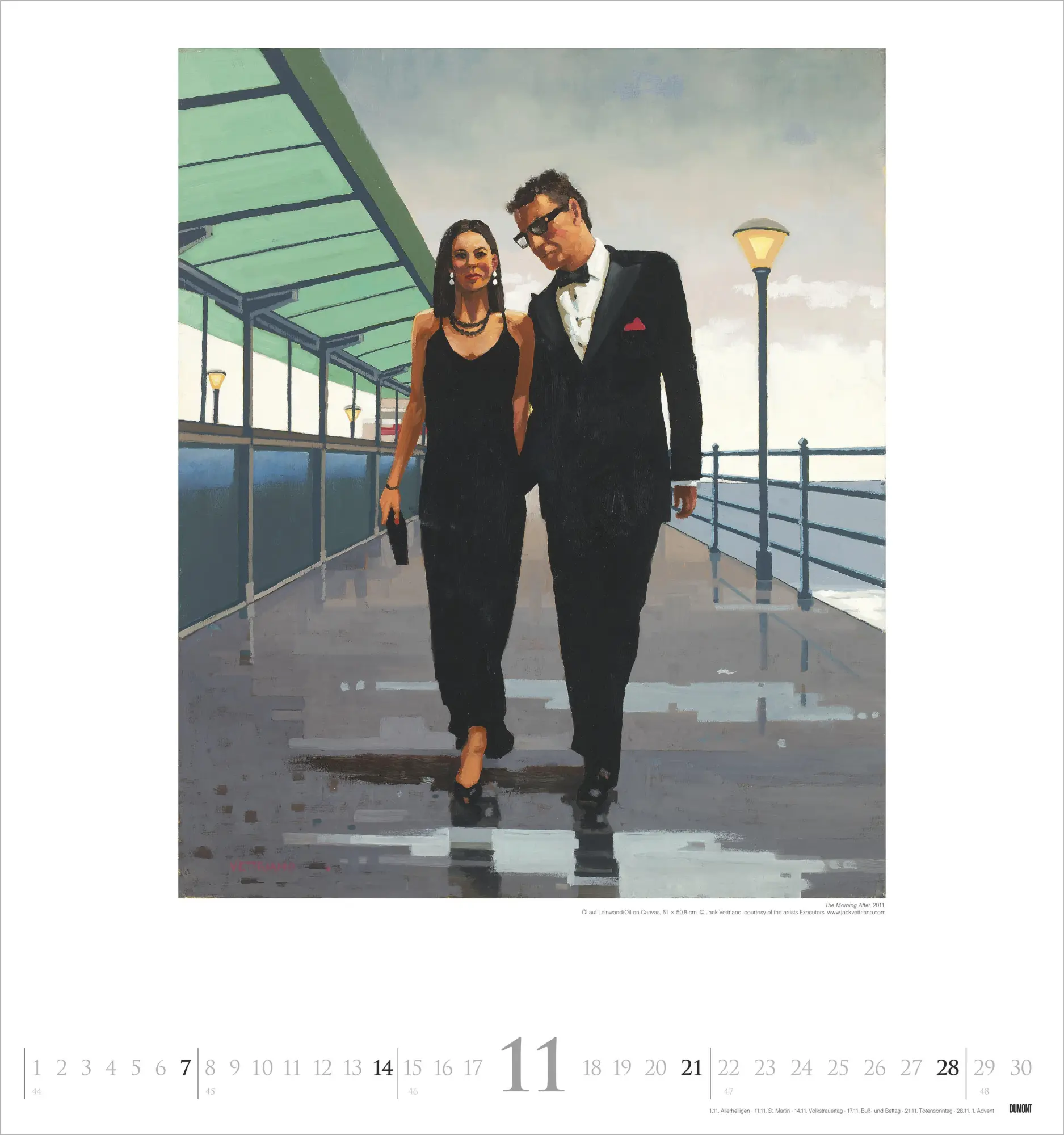 Bild: 4069095012516 | Jack Vettriano 2027 | Neumann Verlage GmbH &amp; Co KG | Kalender | 14 S.