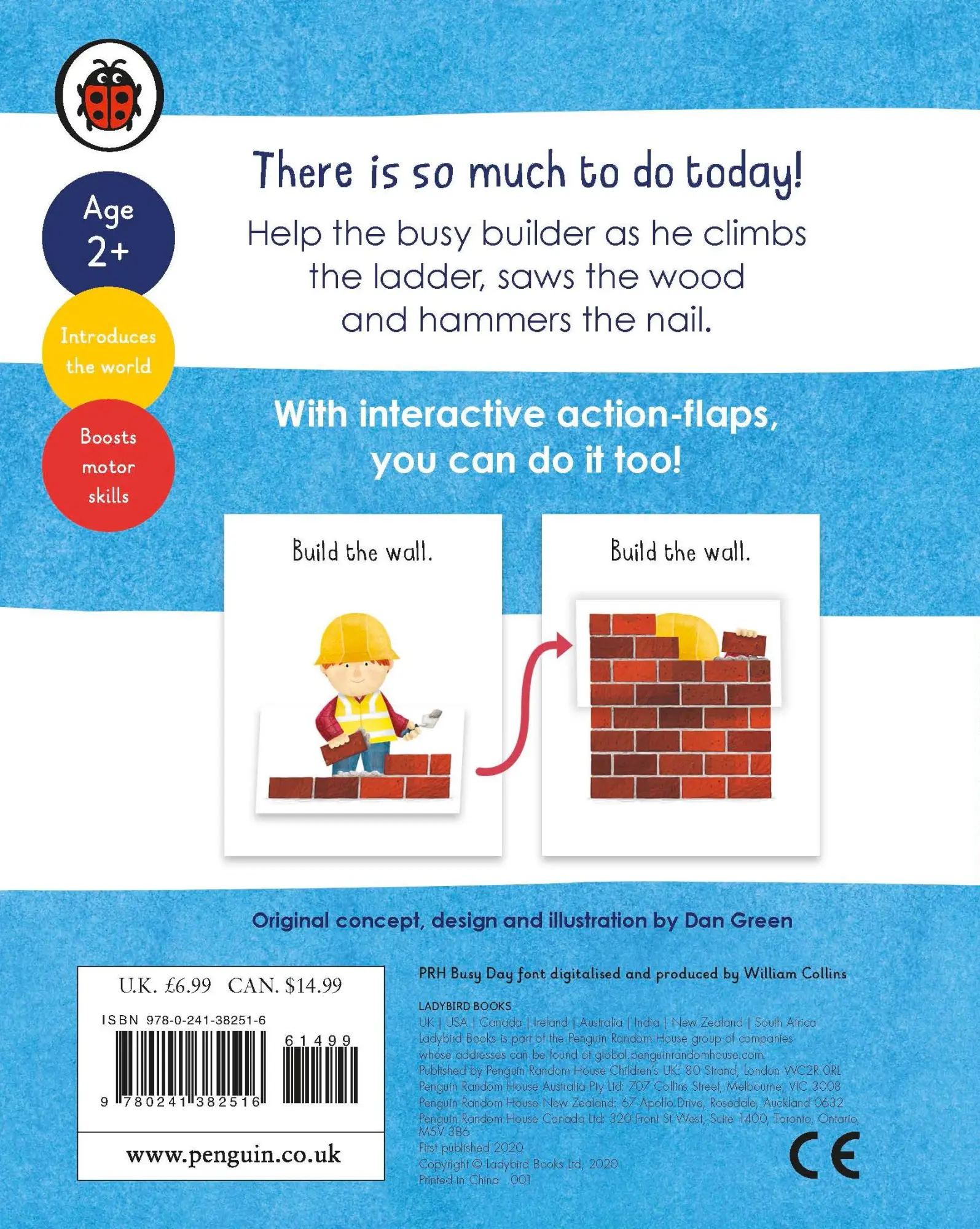 Rückseite: 9780241382516 | Busy Day: Builder | An action play book | Dan Green | Buch | Englisch