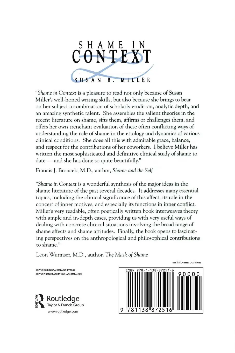 Rückseite: 9781138872516 | Shame in Context | Susan Miller | Taschenbuch | Englisch | 2015