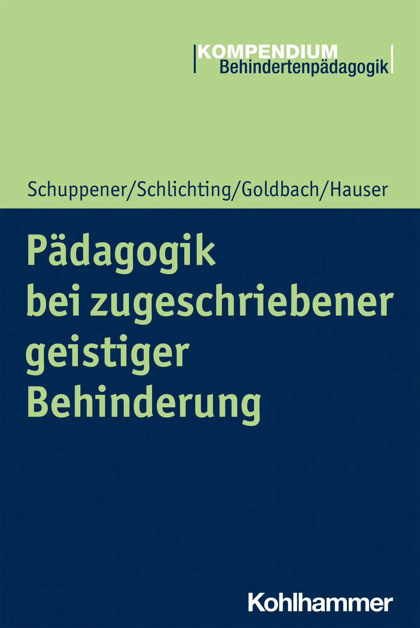 Cover: 9783170252516 | Pädagogik bei zugeschriebener geistiger Behinderung | Taschenbuch
