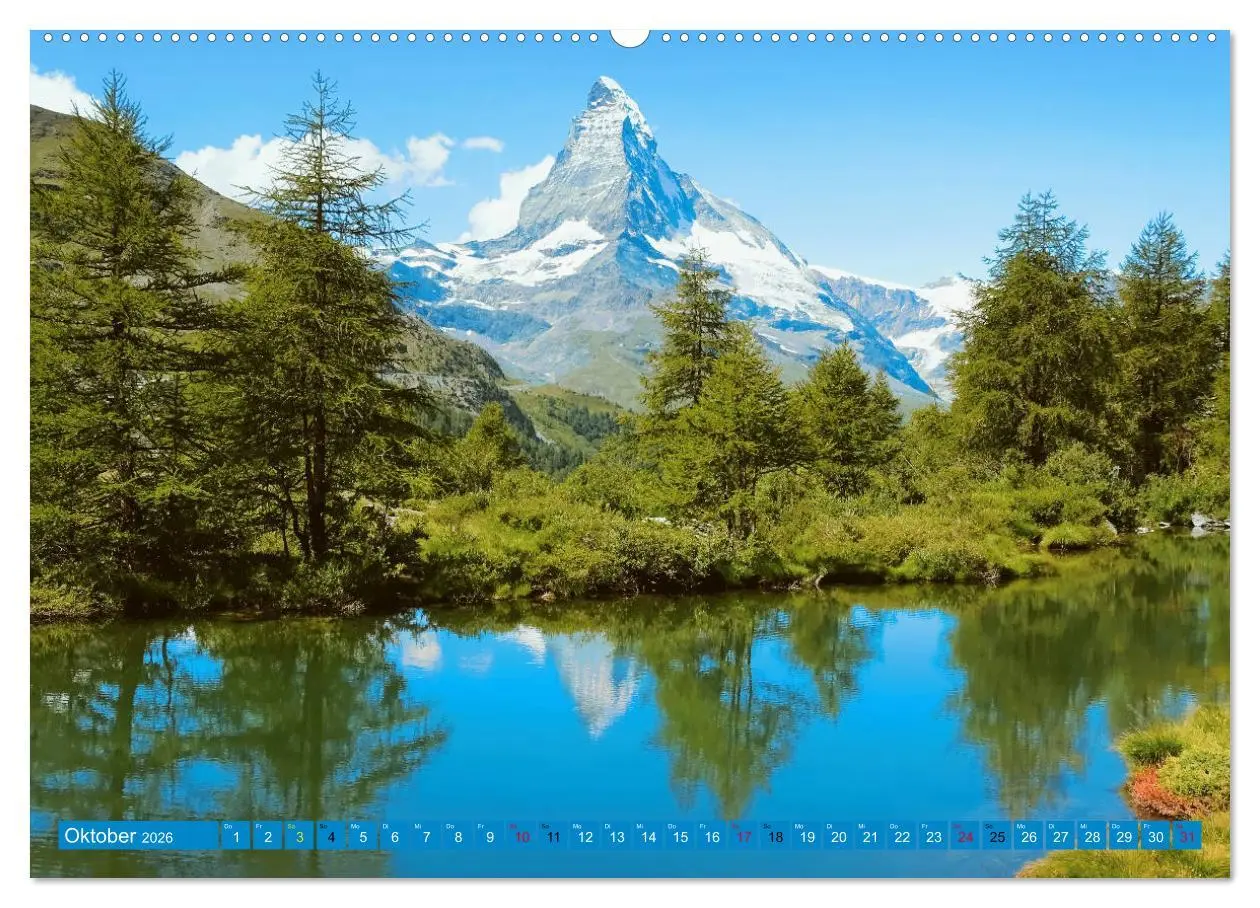 Bild: 9783457522516 | MATTERHORN Impressionen (Wandkalender 2026 DIN A2 quer), CALVENDO...