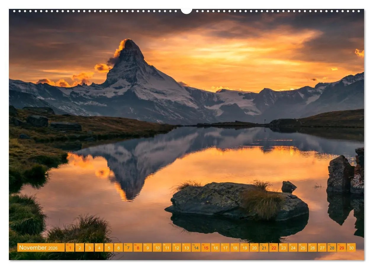 Bild: 9783457522516 | MATTERHORN Impressionen (Wandkalender 2026 DIN A2 quer), CALVENDO...