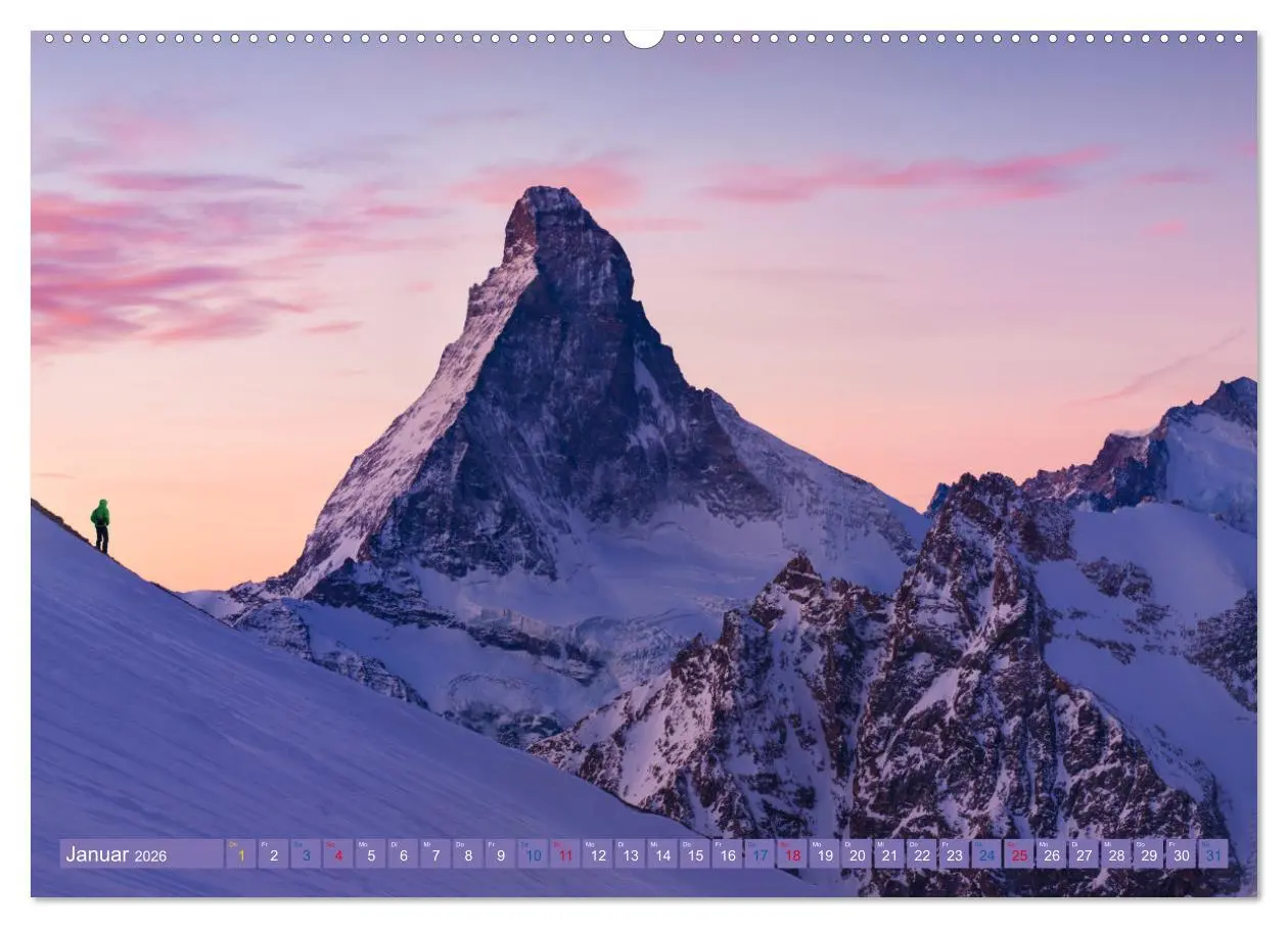 Bild: 9783457522516 | MATTERHORN Impressionen (Wandkalender 2026 DIN A2 quer), CALVENDO...