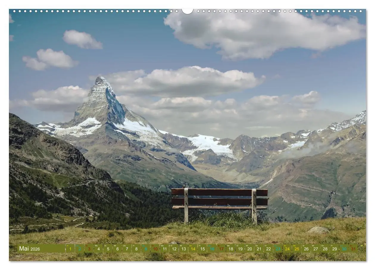 Bild: 9783457522516 | MATTERHORN Impressionen (Wandkalender 2026 DIN A2 quer), CALVENDO...