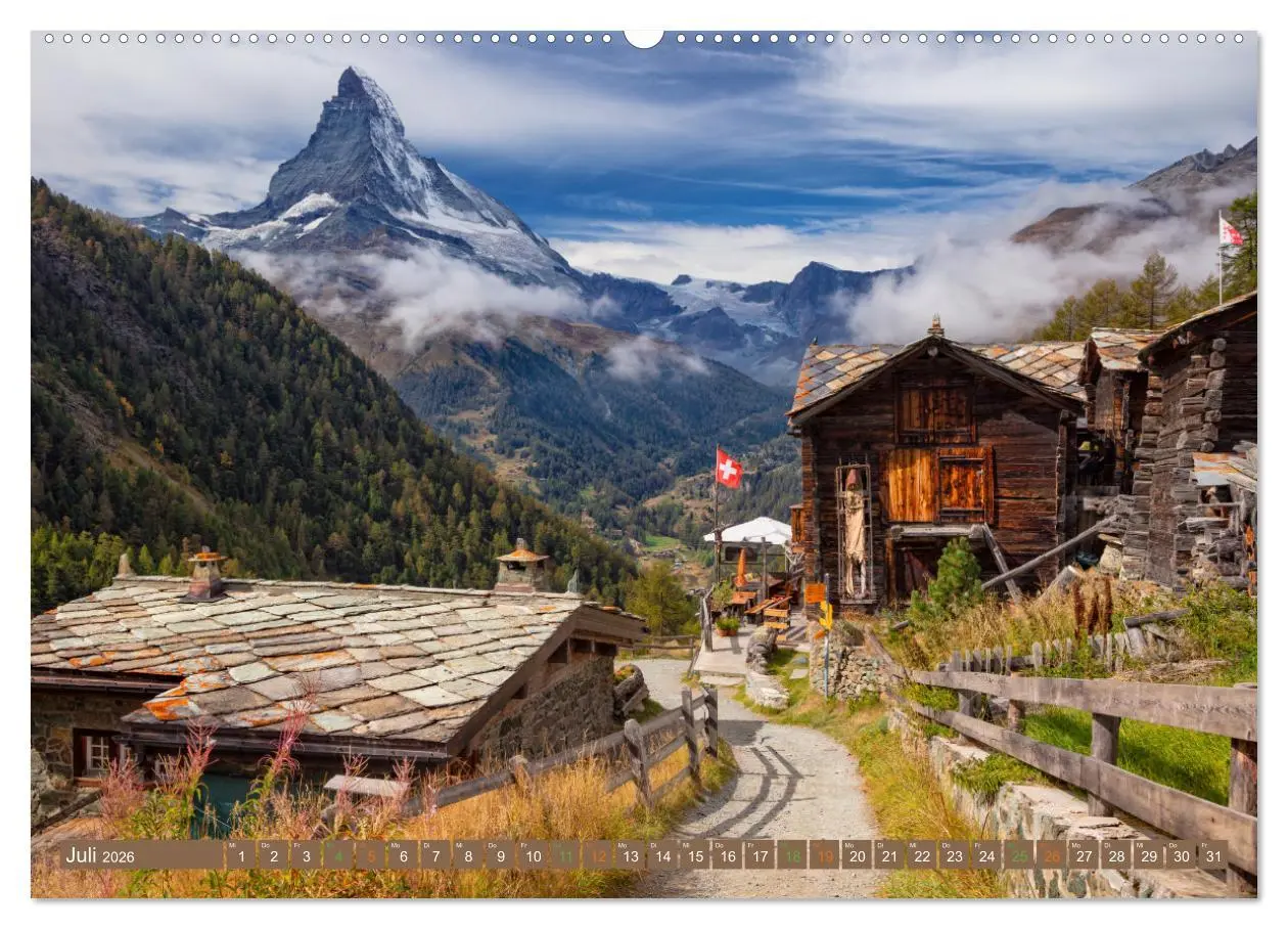 Bild: 9783457522516 | MATTERHORN Impressionen (Wandkalender 2026 DIN A2 quer), CALVENDO...