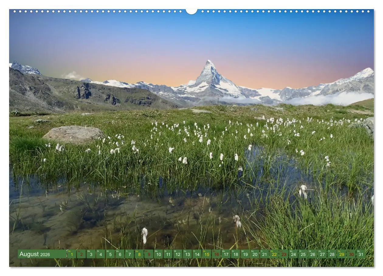 Bild: 9783457522516 | MATTERHORN Impressionen (Wandkalender 2026 DIN A2 quer), CALVENDO...