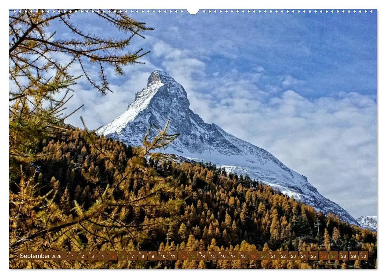 Bild: 9783457522516 | MATTERHORN Impressionen (Wandkalender 2026 DIN A2 quer), CALVENDO...