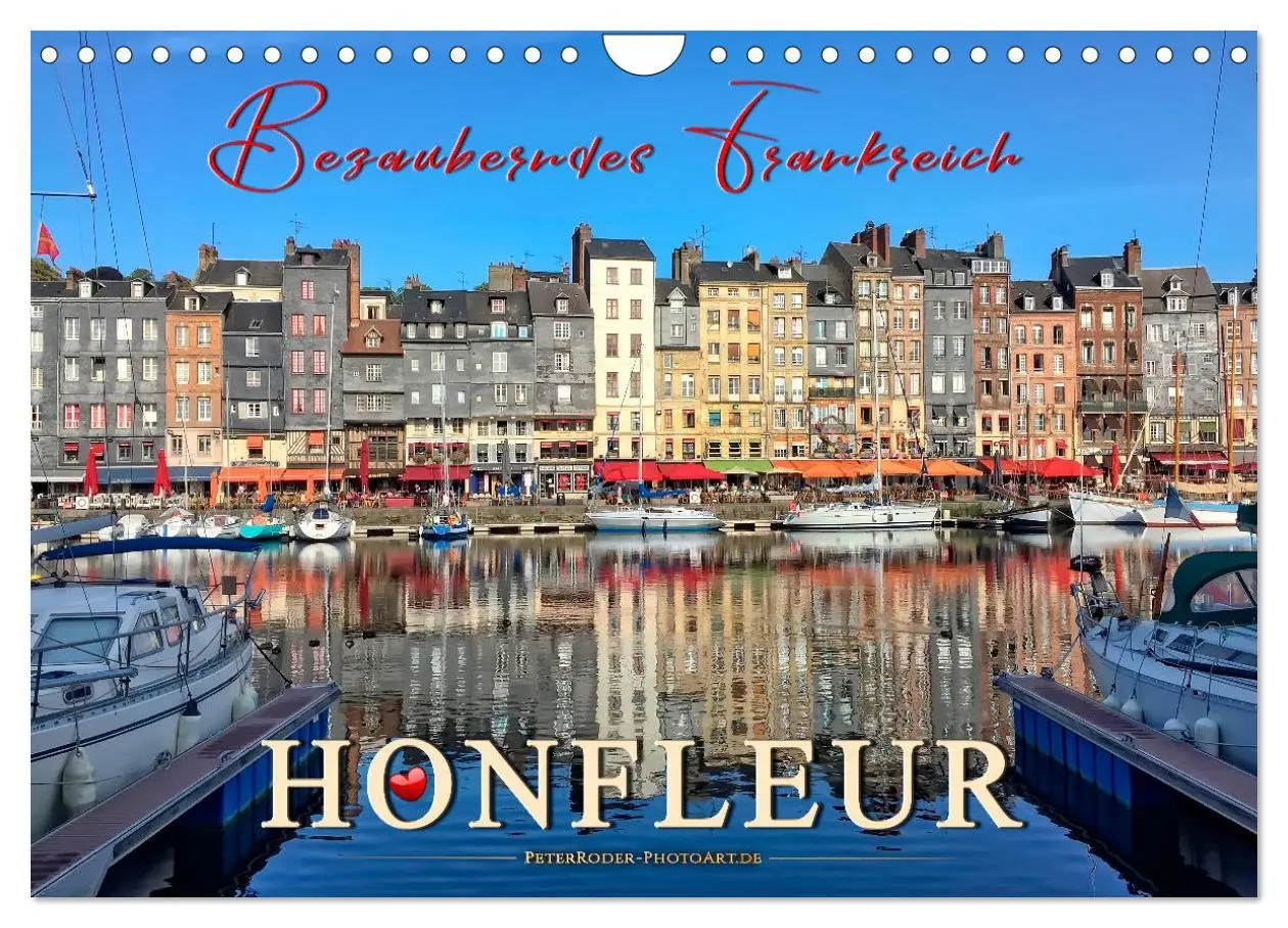 Cover: 9783457832516 | Honfleur - Bezauberndes Frankreich (Wandkalender 2026 DIN A4 quer),...