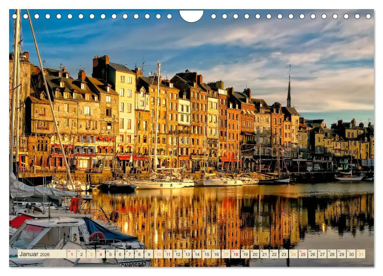 Bild: 9783457832516 | Honfleur - Bezauberndes Frankreich (Wandkalender 2026 DIN A4 quer),...