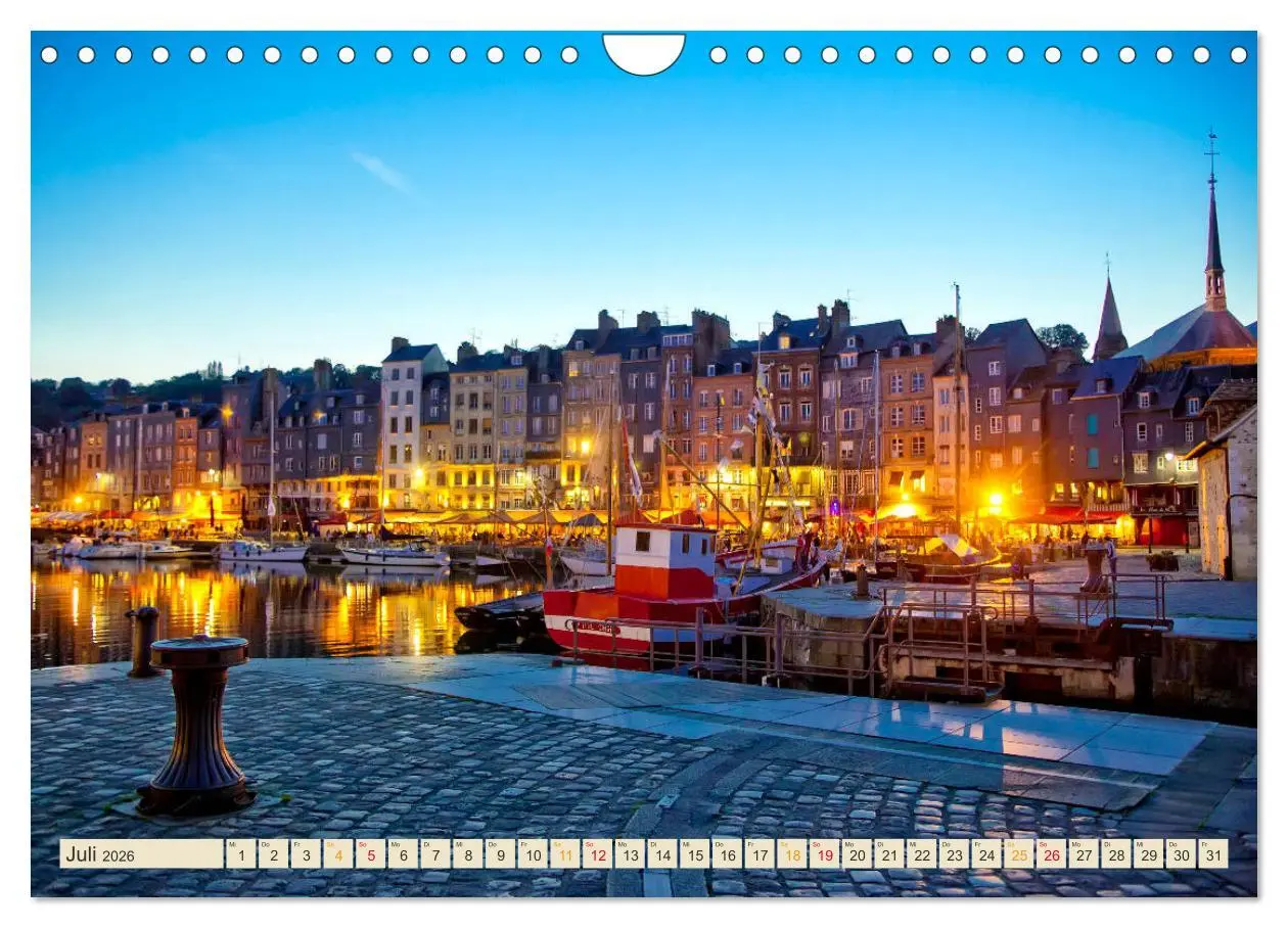 Bild: 9783457832516 | Honfleur - Bezauberndes Frankreich (Wandkalender 2026 DIN A4 quer),...