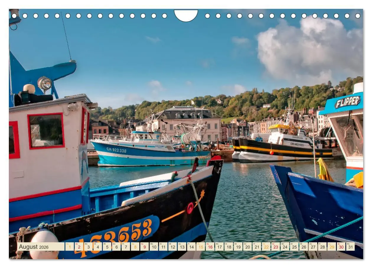 Bild: 9783457832516 | Honfleur - Bezauberndes Frankreich (Wandkalender 2026 DIN A4 quer),...