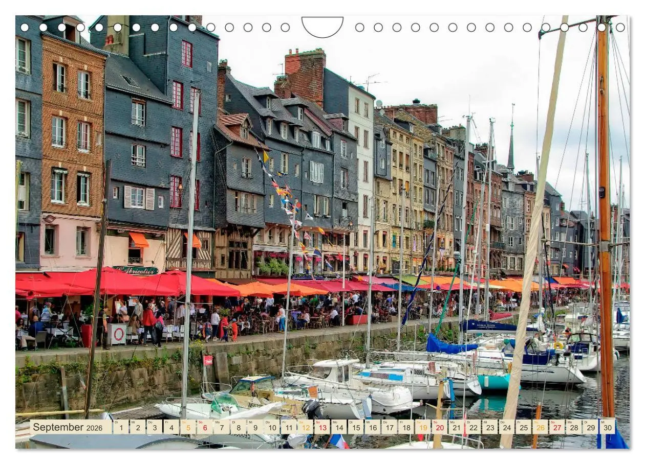Bild: 9783457832516 | Honfleur - Bezauberndes Frankreich (Wandkalender 2026 DIN A4 quer),...