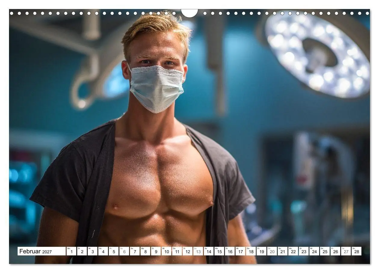 Bild: 9783516922516 | SEXY ÄRZTE - Männlich, muskulös und einsatzbereit (Wandkalender...