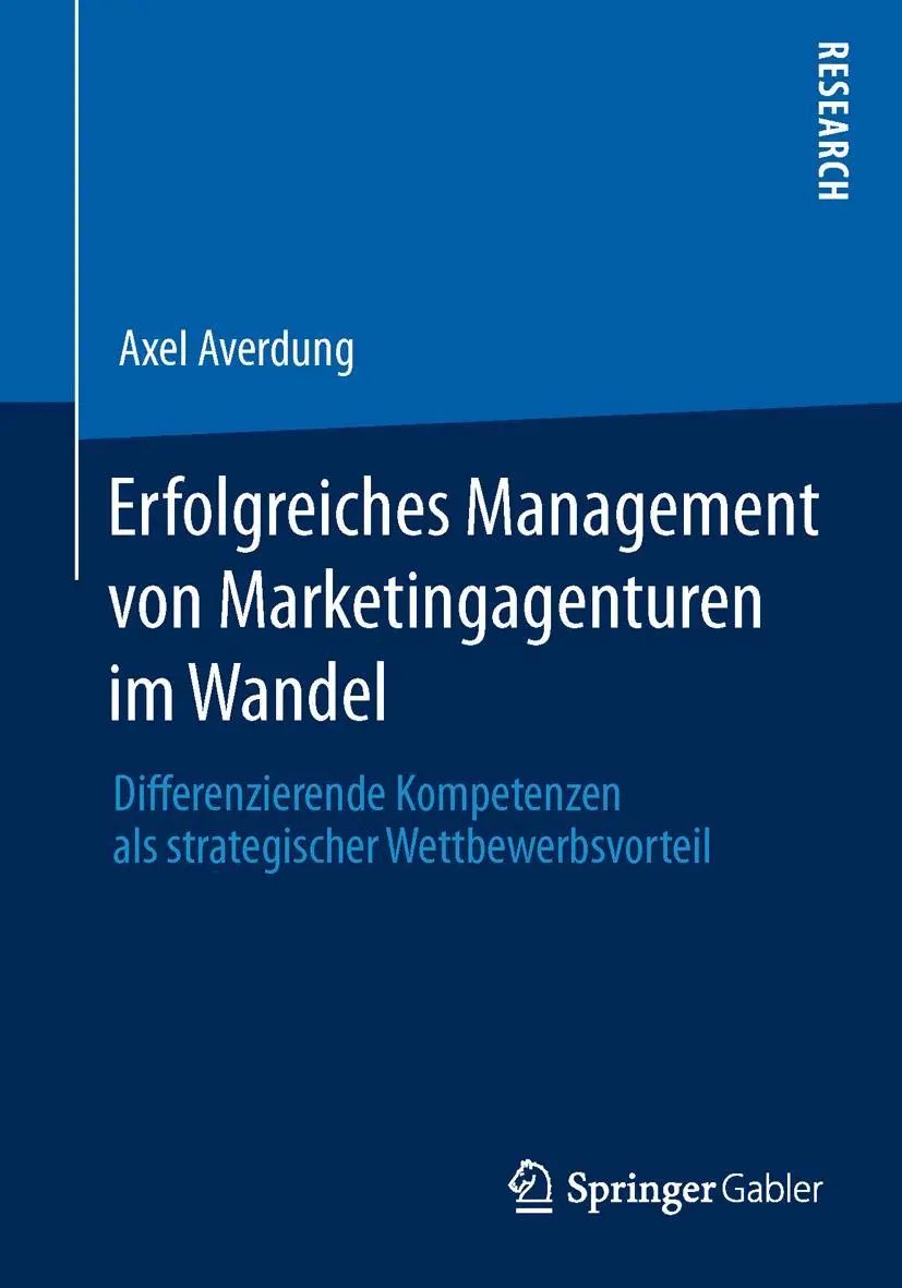 Cover: 9783658042516 | Erfolgreiches Management von Marketingagenturen im Wandel | Averdung