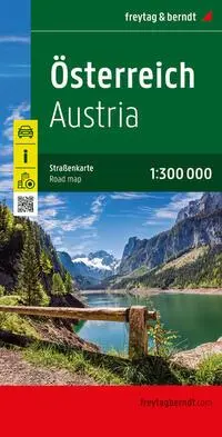 Cover: 9783707922516 | Österreich, Straßenkarte 1:300.000, freytag &amp; berndt | Berndt | 2023