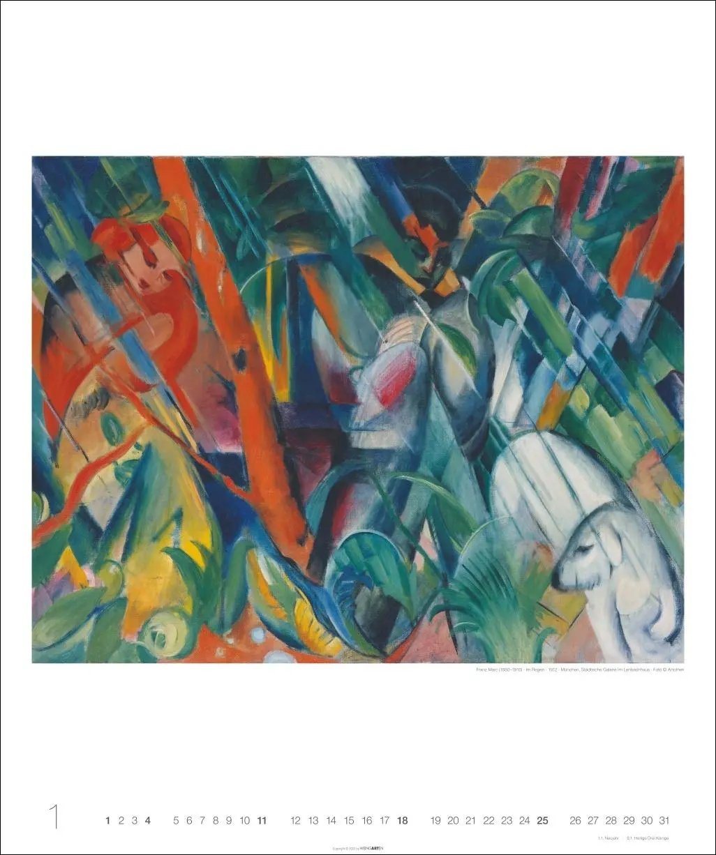 Bild: 9783839902516 | Franz Marc Edition Kalender 2026 | Franz Marc | Kalender | 14 S.