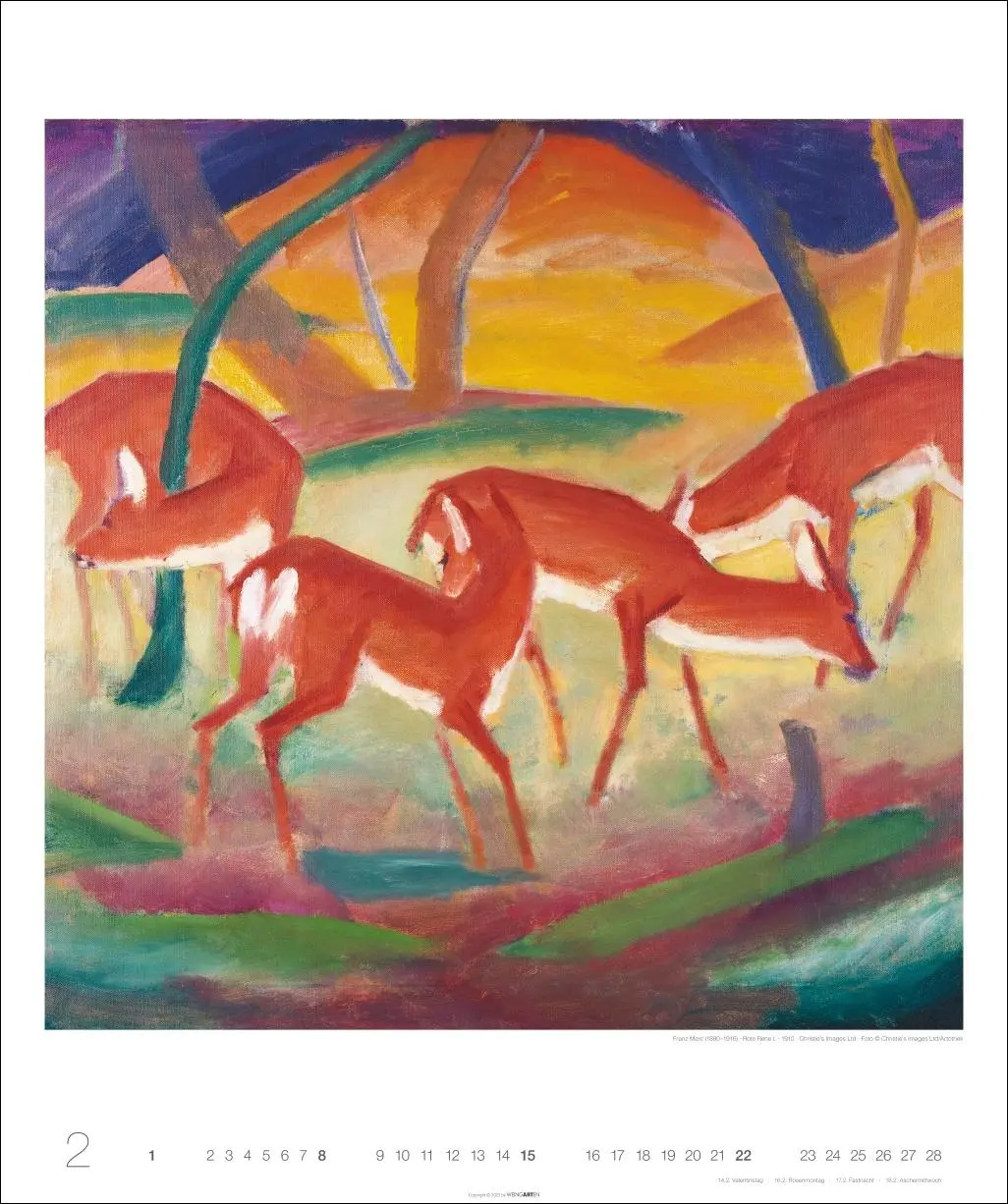 Bild: 9783839902516 | Franz Marc Edition Kalender 2026 | Franz Marc | Kalender | 14 S.