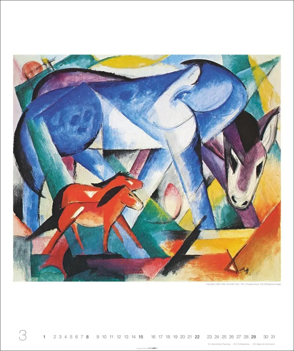 Bild: 9783839902516 | Franz Marc Edition Kalender 2026 | Franz Marc | Kalender | 14 S.