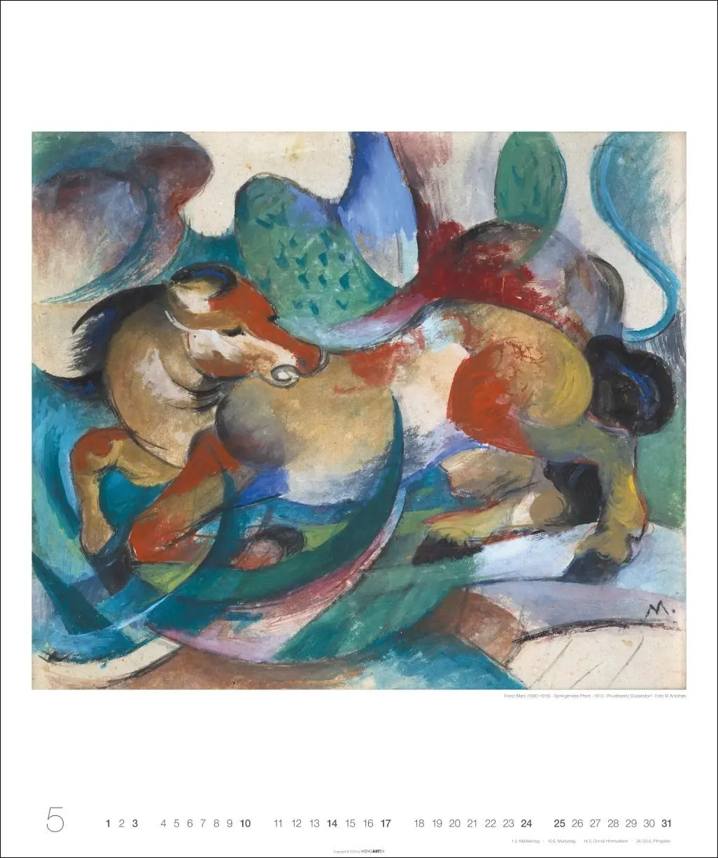 Bild: 9783839902516 | Franz Marc Edition Kalender 2026 | Franz Marc | Kalender | 14 S.
