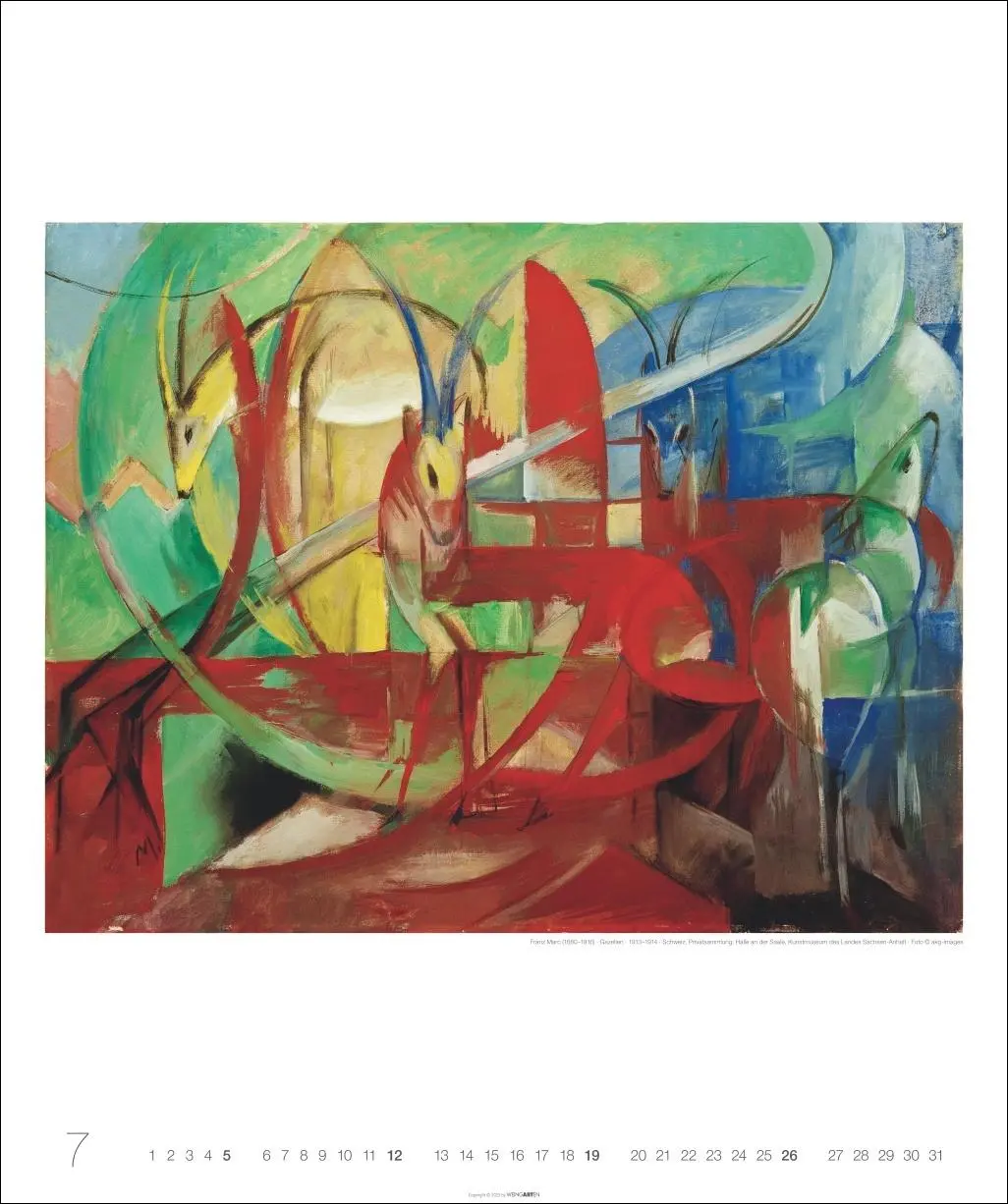 Bild: 9783839902516 | Franz Marc Edition Kalender 2026 | Franz Marc | Kalender | 14 S.