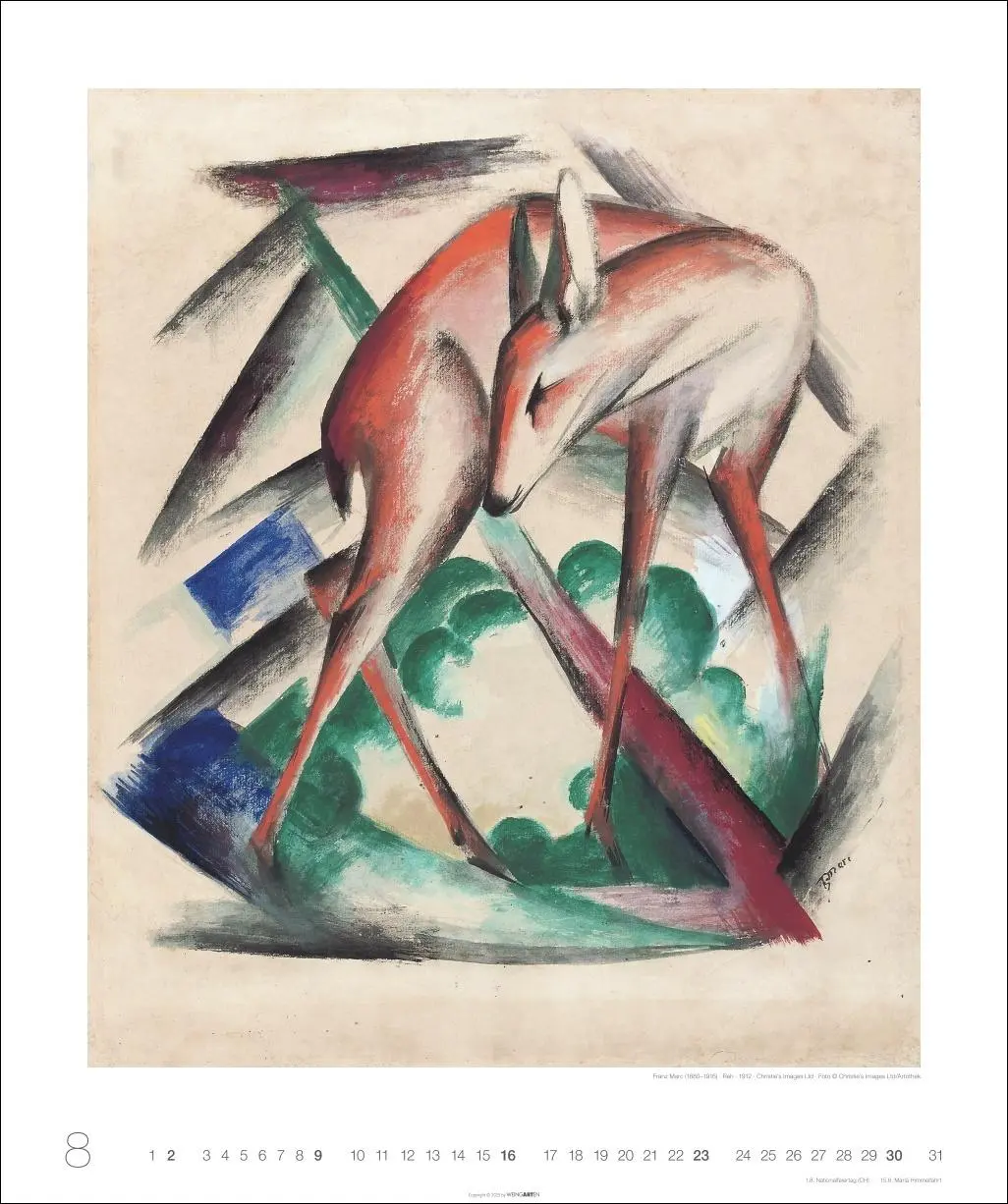 Bild: 9783839902516 | Franz Marc Edition Kalender 2026 | Franz Marc | Kalender | 14 S.