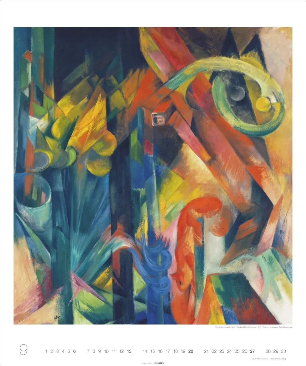 Bild: 9783839902516 | Franz Marc Edition Kalender 2026 | Franz Marc | Kalender | 14 S.