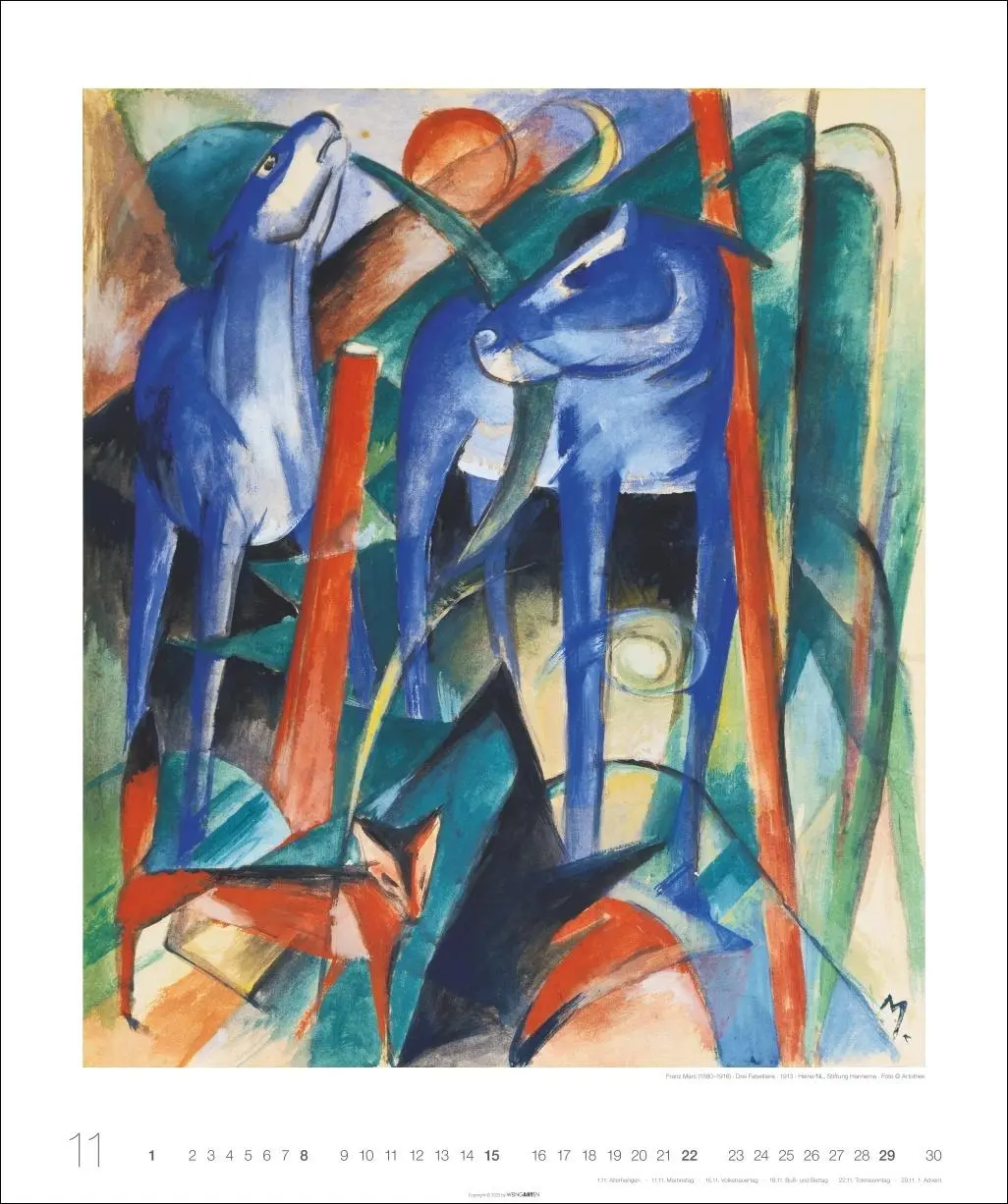 Bild: 9783839902516 | Franz Marc Edition Kalender 2026 | Franz Marc | Kalender | 14 S.