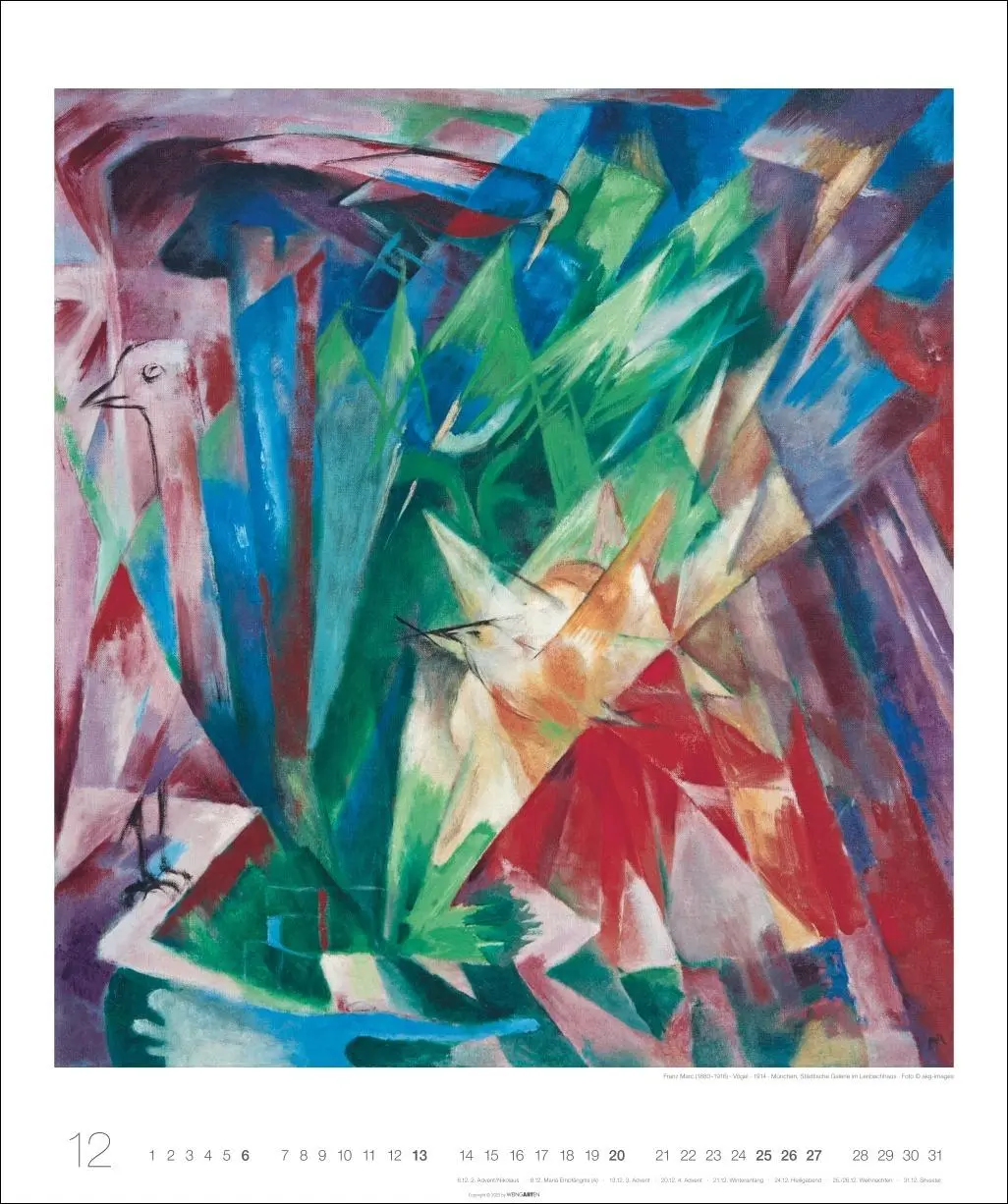 Bild: 9783839902516 | Franz Marc Edition Kalender 2026 | Franz Marc | Kalender | 14 S.