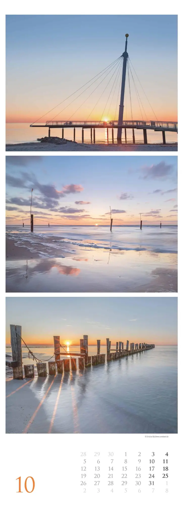 Bild: 4069095002616 | Strandgeflüster - Momente am Meer 2026 - Streifenkalender XXL 25x69...