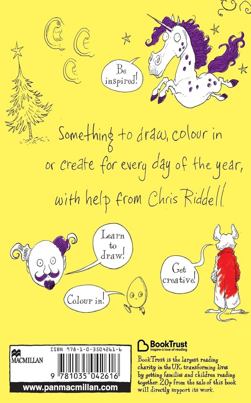 Rückseite: 9781035042616 | Chris Riddell's Doodle-a-Day | Chris Riddell | Taschenbuch | Englisch