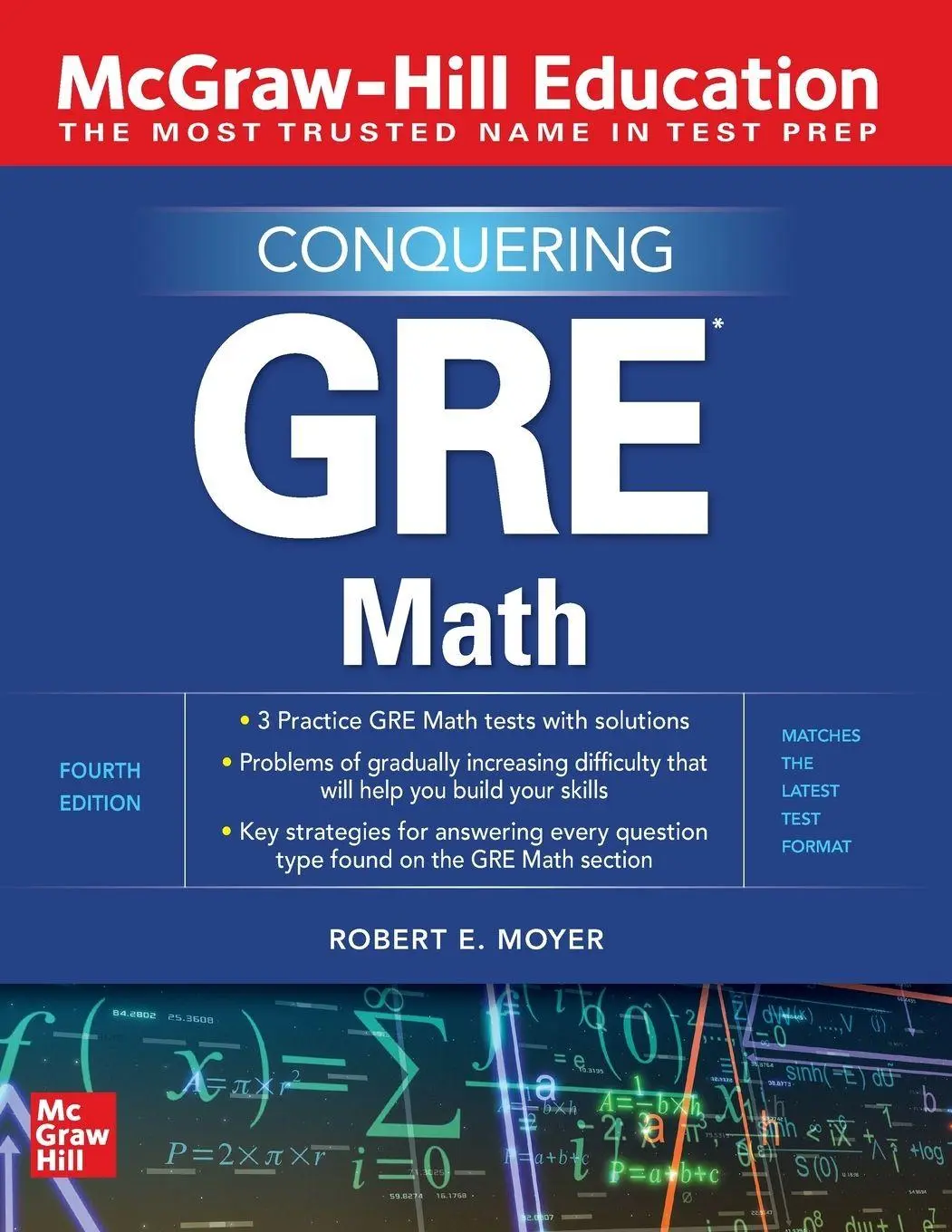 Cover: 9781260462616 | McGraw-Hill Education Conquering GRE Math, Fourth Edition | Moyer