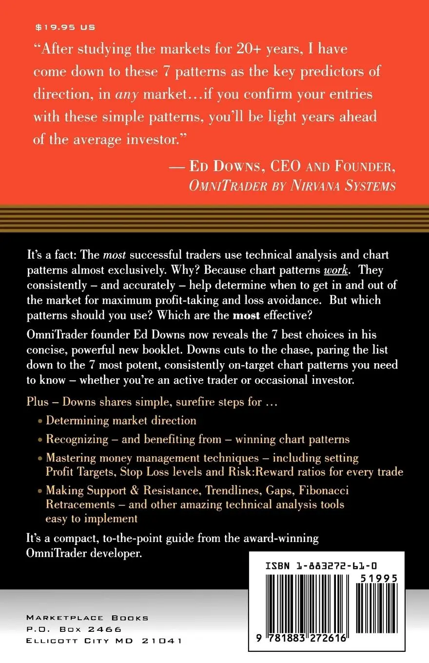 Rückseite: 9781883272616 | The 7 Chart Patterns That Consistently Make Money | Downs (u. a.)