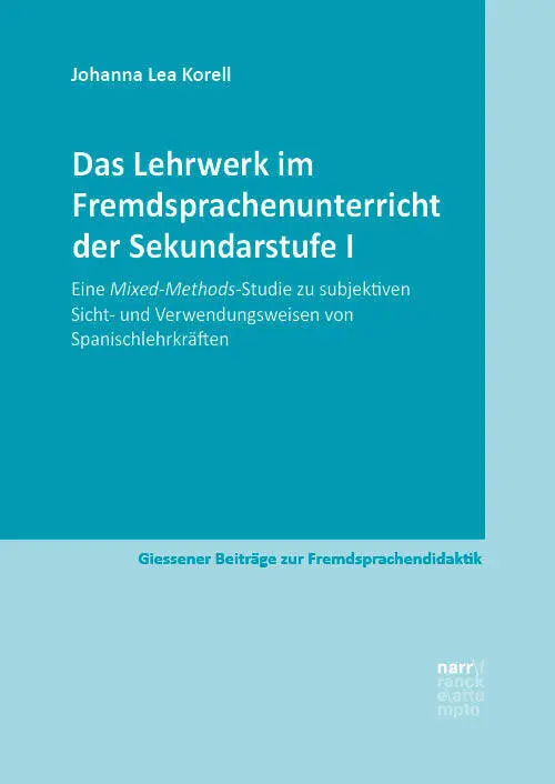 Cover: 9783381112616 | Das Lehrwerk im Fremdsprachenunterricht der Sekundarstufe I | Korell