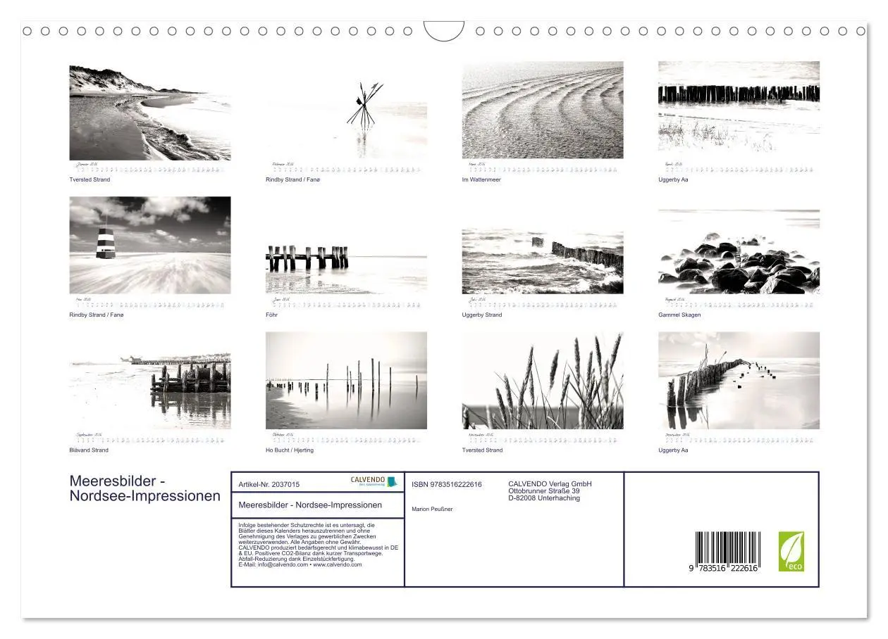 Bild: 9783516222616 | Meeresbilder - Nordsee-Impressionen (Wandkalender 2026 DIN A3...