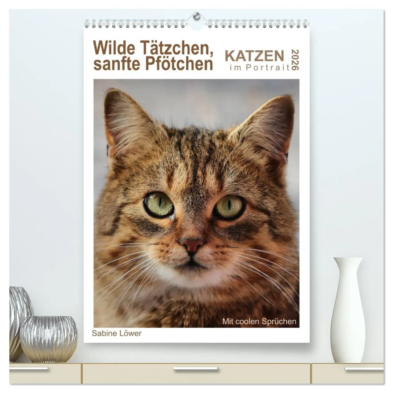 Cover: 9783516392616 | Wilde Tätzchen, sanfte Pfötchen (hochwertiger Premium Wandkalender...