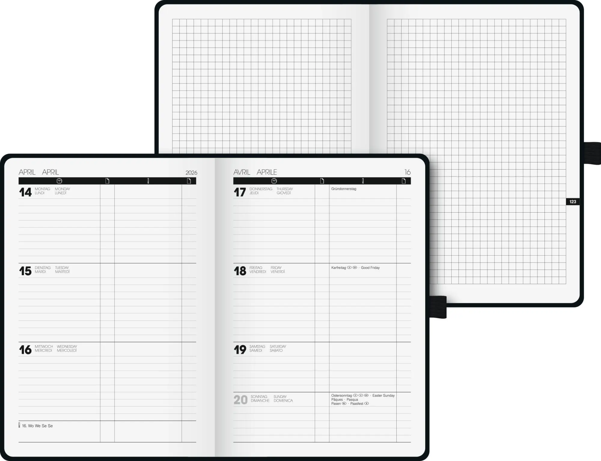 Bild: 4061947142716 | BRUNNEN 1072529906 Buchkalender Kompagnon TimeCenter Mod. 725 2026...