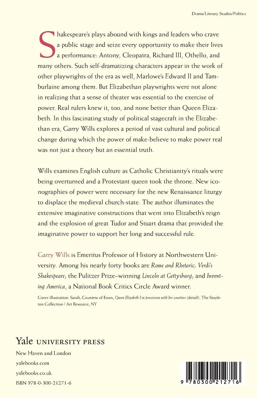Rückseite: 9780300212716 | Making Make-Believe Real | Politics as Theater in Shakespeare's Time