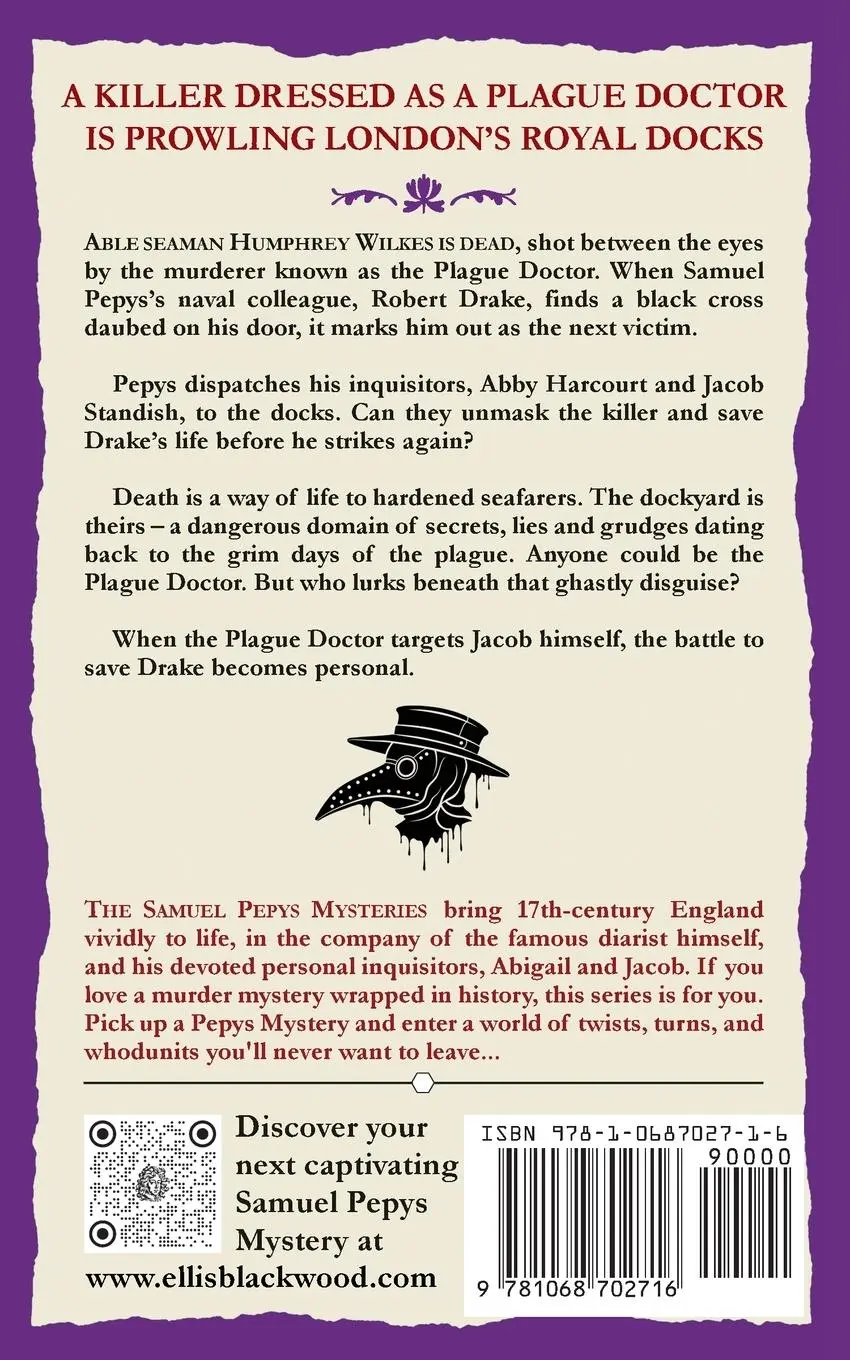 Rückseite: 9781068702716 | The Plague Doctor Murders | The Samuel Pepys Mysteries Book 2 | Buch