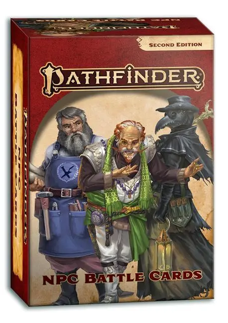 Cover: 9781640782716 | Pathfinder NPC Battle Cards | Paizo Publishing | Pathfinder 2.0 | 2020