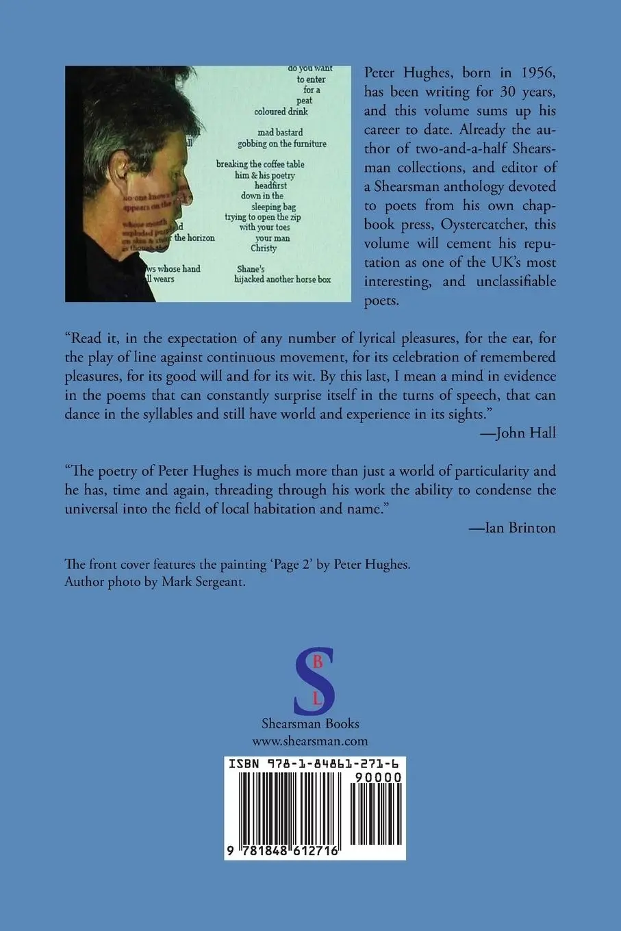 Rückseite: 9781848612716 | Selected Poems | Peter Hughes | Taschenbuch | Englisch | 2013