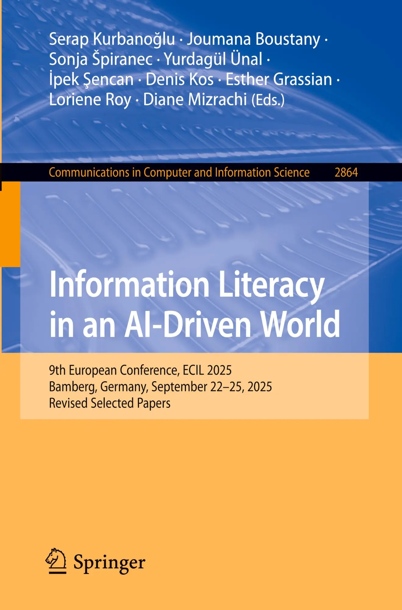 Cover: 9783032172716 | Information Literacy in an AI-Driven World | Serap Kurbano¿lu (u. a.)