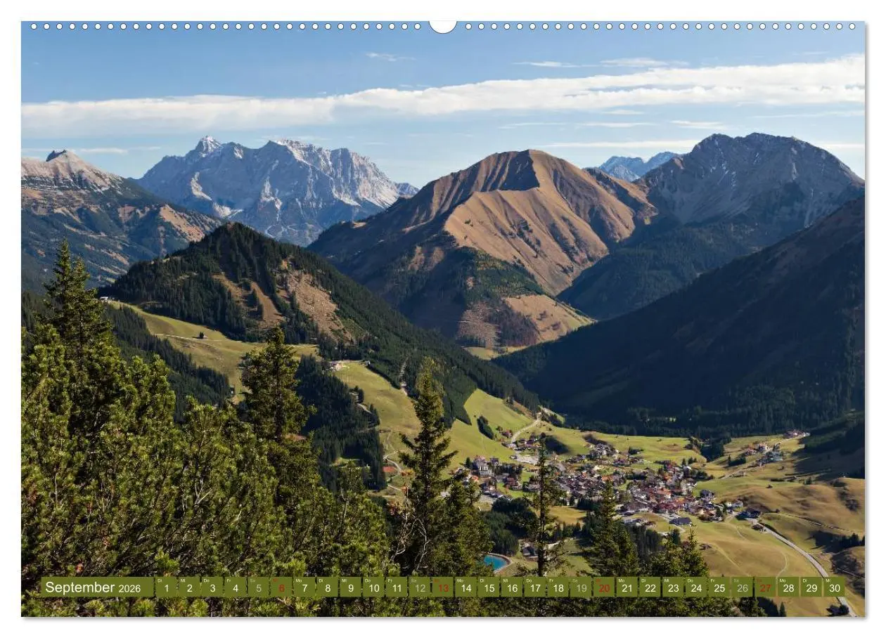 Bild: 9783516212716 | Rund um die Zugspitze (Wandkalender 2026 DIN A2 quer), CALVENDO...