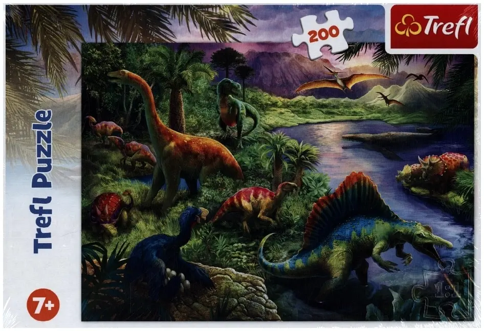 Cover: 5900511132816 | Puzzle 200 - Dinosaurier (Kinderpuzzle) | Spiel | In Spielebox | 13281