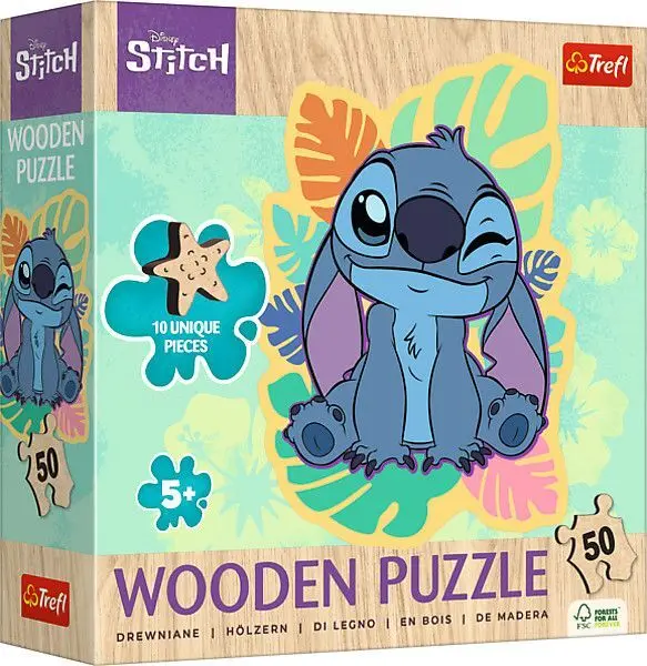 Cover: 5900511202816 | Holz Puzzle Junior 50 - Lilo &amp; Stitch | Spiel | In Kartonage | 20281