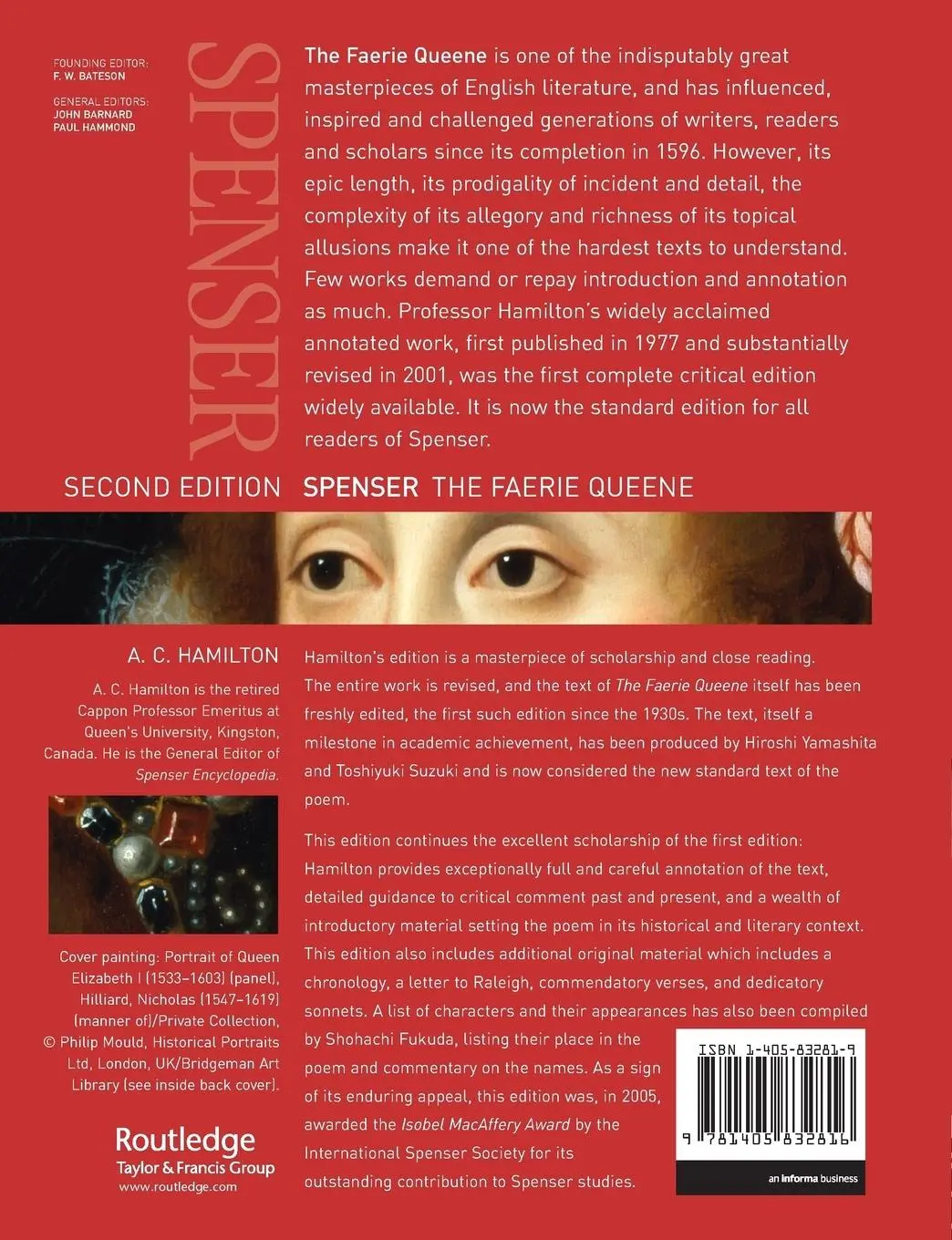 Rückseite: 9781405832816 | Spenser | The Faerie Queene | A. C. Hamilton | Taschenbuch | Englisch