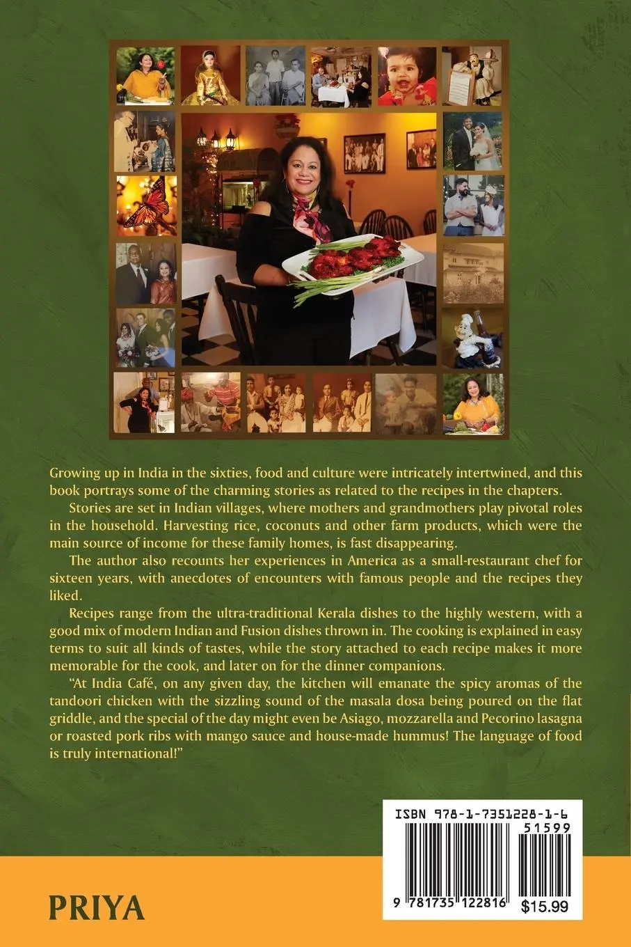 Rückseite: 9781735122816 | Organic Tales From Indian Kitchens | Priya Mary Sebastian | Buch